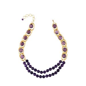 Amethyst Beaded Necklace